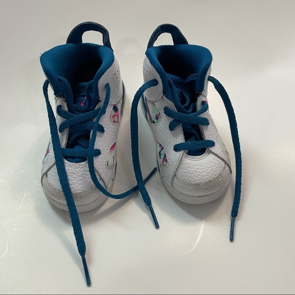 Kids Jordon 6 Retro PS “Green Abyss” - Picture 3 of 6